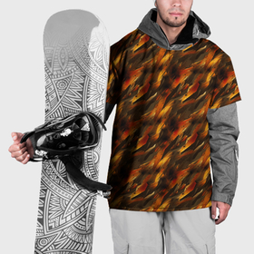 Накидка на куртку 3D с принтом Brown print from the neural network в Белгороде, 100% полиэстер |  | 