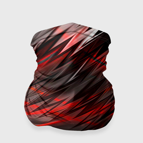 Бандана-труба 3D с принтом Красные полосы надрезы , 100% полиэстер, ткань с особыми свойствами — Activecool | плотность 150‒180 г/м2; хорошо тянется, но сохраняет форму | 