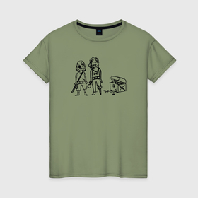 Женская футболка хлопок с принтом Макс и Хлоя из Life is Strange в Кировске, 100% хлопок | прямой крой, круглый вырез горловины, длина до линии бедер, слегка спущенное плечо | 
