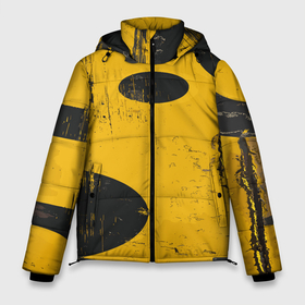 Мужская зимняя куртка 3D с принтом Потертая краска в Тюмени, верх — 100% полиэстер; подкладка — 100% полиэстер; утеплитель — 100% полиэстер | длина ниже бедра, свободный силуэт Оверсайз. Есть воротник-стойка, отстегивающийся капюшон и ветрозащитная планка. 

Боковые карманы с листочкой на кнопках и внутренний карман на молнии. | Тематика изображения на принте: 