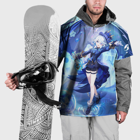 Накидка на куртку 3D с принтом Genshin Impact Furina в Белгороде, 100% полиэстер |  | Тематика изображения на принте: 