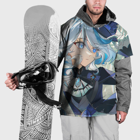 Накидка на куртку 3D с принтом Genshin Impact Furina Hat в Санкт-Петербурге, 100% полиэстер |  | 