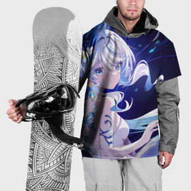 Накидка на куртку 3D с принтом Genshin Impact Furina в Тюмени, 100% полиэстер |  | 