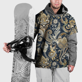 Накидка на куртку 3D с принтом Индийские этнические узоры пейсли в Белгороде, 100% полиэстер |  | 