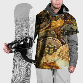 Накидка на куртку 3D с принтом Золото цифровой эры в Белгороде, 100% полиэстер |  | 