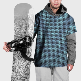 Накидка на куртку 3D с принтом Текстура саржевого переплетения в Санкт-Петербурге, 100% полиэстер |  | 