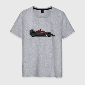 Мужская футболка хлопок с принтом Макларен Формула 1 мультяшный , 100% хлопок | прямой крой, круглый вырез горловины, длина до линии бедер, слегка спущенное плечо. | 
