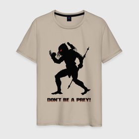 Мужская футболка хлопок с принтом Космический охотник в Санкт-Петербурге, 100% хлопок | прямой крой, круглый вырез горловины, длина до линии бедер, слегка спущенное плечо. | 