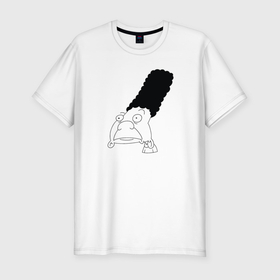 Мужская футболка хлопок Slim с принтом Джеральд из Эй Арнольда в Петрозаводске, 92% хлопок, 8% лайкра | приталенный силуэт, круглый вырез ворота, длина до линии бедра, короткий рукав | 