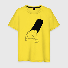 Мужская футболка хлопок с принтом Джеральд из Эй Арнольда в Санкт-Петербурге, 100% хлопок | прямой крой, круглый вырез горловины, длина до линии бедер, слегка спущенное плечо. | 