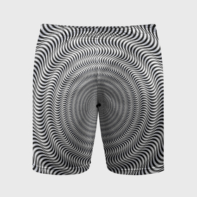 Мужские шорты спортивные с принтом Optical illusion в Белгороде,  |  | 