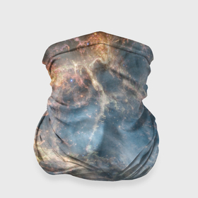 Бандана-труба 3D с принтом Крабовидная туманность в Санкт-Петербурге, 100% полиэстер, ткань с особыми свойствами — Activecool | плотность 150‒180 г/м2; хорошо тянется, но сохраняет форму | 