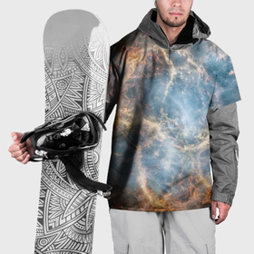 Накидка на куртку 3D с принтом Крабовидная туманность в Белгороде, 100% полиэстер |  | Тематика изображения на принте: 
