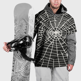 Накидка на куртку 3D с принтом Паучьи шедевры в Тюмени, 100% полиэстер |  | 