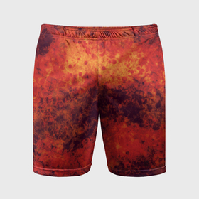 Мужские шорты спортивные с принтом Абстракция   ярость вулкана ,  |  | Тематика изображения на принте: 