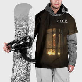 Накидка на куртку 3D с принтом STALKER 2 монстр в колбе , 100% полиэстер |  | Тематика изображения на принте: 