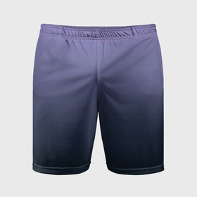 Мужские шорты спортивные с принтом Градиент приглушённый сиреневый ,  |  | Тематика изображения на принте: 