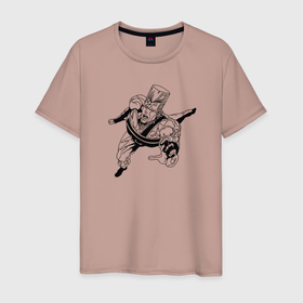 Мужская футболка хлопок с принтом Польнареф из ДжоДжо в Екатеринбурге, 100% хлопок | прямой крой, круглый вырез горловины, длина до линии бедер, слегка спущенное плечо. | Тематика изображения на принте: 