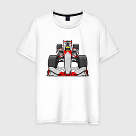 Мужская футболка хлопок с принтом Formula 1 McLaren Senna в Тюмени, 100% хлопок | прямой крой, круглый вырез горловины, длина до линии бедер, слегка спущенное плечо. | 