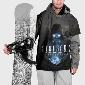 Накидка на куртку 3D с принтом STALKER 2 одиночка с артефактом в Екатеринбурге, 100% полиэстер |  | Тематика изображения на принте: 