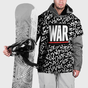 Накидка на куртку 3D с принтом Marshmello x 30 second to mars   war в Белгороде, 100% полиэстер |  | 