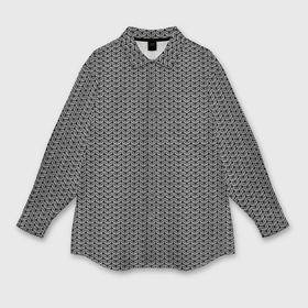 Мужская рубашка oversize 3D с принтом Кованная металлическая кольчуга в Тюмени,  |  | Тематика изображения на принте: 