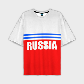 Мужская футболка oversize 3D с принтом Russia   classic в Курске,  |  | Тематика изображения на принте: 