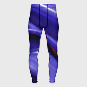 Мужские тайтсы 3D с принтом Фиолетовые абстрактные волны в Курске,  |  | Тематика изображения на принте: 