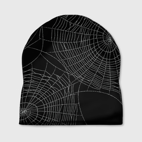 Шапка 3D с принтом Spider паутина , 100% полиэстер | универсальный размер, печать по всей поверхности изделия | 