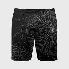 Мужские шорты спортивные с принтом Spider паутина ,  |  | 