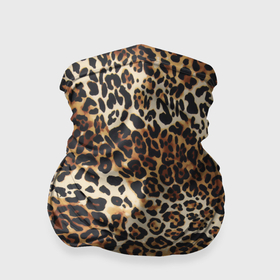 Бандана-труба 3D с принтом Пятнистая шкура   леопард , 100% полиэстер, ткань с особыми свойствами — Activecool | плотность 150‒180 г/м2; хорошо тянется, но сохраняет форму | 