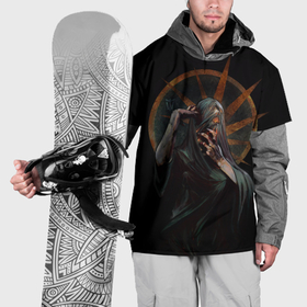 Накидка на куртку 3D с принтом Within Temptation bleed out в Петрозаводске, 100% полиэстер |  | 