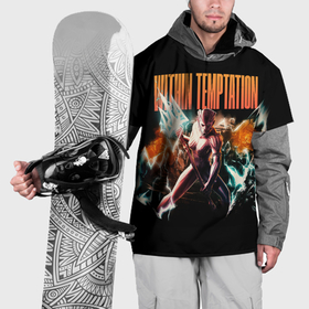 Накидка на куртку 3D с принтом Within Temptation  the fire within в Кировске, 100% полиэстер |  | 