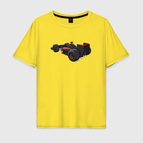 Мужская футболка хлопок Oversize с принтом Formula 1 McLaren в Кировске, 100% хлопок | свободный крой, круглый ворот, “спинка” длиннее передней части | 