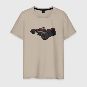 Мужская футболка хлопок с принтом Formula 1 McLaren в Белгороде, 100% хлопок | прямой крой, круглый вырез горловины, длина до линии бедер, слегка спущенное плечо. | 