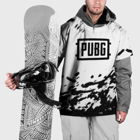 Накидка на куртку 3D с принтом PUBG black color splash game в Кировске, 100% полиэстер |  | 