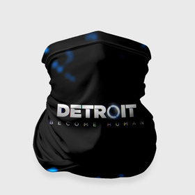 Бандана-труба 3D с принтом Detroit become human голубая кровь в Тюмени, 100% полиэстер, ткань с особыми свойствами — Activecool | плотность 150‒180 г/м2; хорошо тянется, но сохраняет форму | 