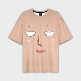 Мужская футболка oversize 3D с принтом Ван панч мен улыбочка Сайтама в Тюмени,  |  | 