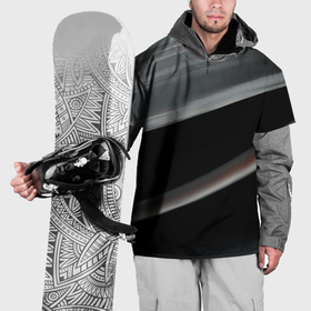 Накидка на куртку 3D с принтом Black grey abstract в Курске, 100% полиэстер |  | Тематика изображения на принте: 