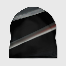Шапка 3D с принтом Black grey abstract в Белгороде, 100% полиэстер | универсальный размер, печать по всей поверхности изделия | 