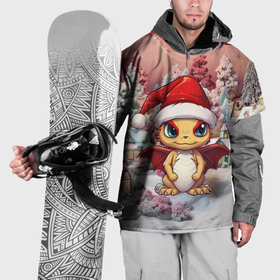 Накидка на куртку 3D с принтом Новый год символ  дракона , 100% полиэстер |  | Тематика изображения на принте: 