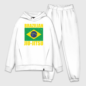 Мужской костюм oversize хлопок с принтом Brazilian jiu jitsu в Тюмени,  |  | Тематика изображения на принте: 