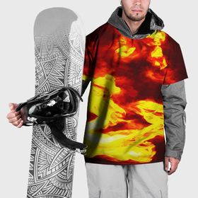Накидка на куртку 3D с принтом Огненное безумие в Тюмени, 100% полиэстер |  | Тематика изображения на принте: 
