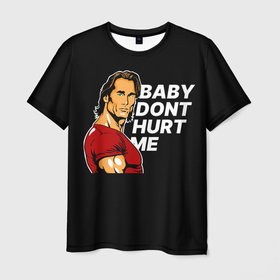 Мужская футболка 3D с принтом Baby dont hurt me   Mike OHearn , 100% полиэфир | прямой крой, круглый вырез горловины, длина до линии бедер | Тематика изображения на принте: 