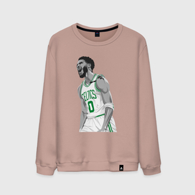 Мужской свитшот хлопок с принтом Tatum Celtics в Кировске, 100% хлопок |  | 