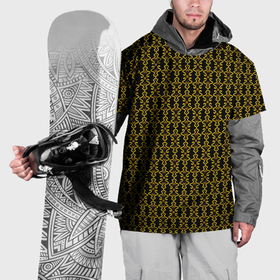 Накидка на куртку 3D с принтом Узоры чёрно золотой паттерн в Петрозаводске, 100% полиэстер |  | Тематика изображения на принте: 