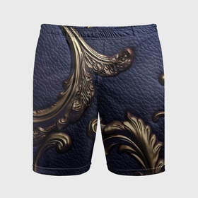 Мужские шорты спортивные с принтом Классические позолоченные объемные узоры в Санкт-Петербурге,  |  | Тематика изображения на принте: 