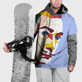 Накидка на куртку 3D с принтом Сальвадор Дали в стиле поп арт в Кировске, 100% полиэстер |  | 