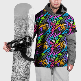 Накидка на куртку 3D с принтом Sharp colored в Курске, 100% полиэстер |  | 