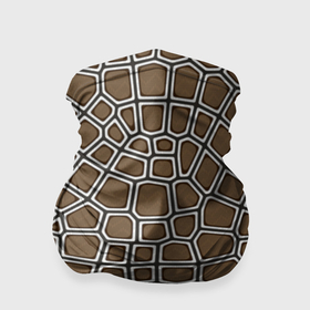 Бандана-труба 3D с принтом Витражный паттерн с текстурой в Тюмени, 100% полиэстер, ткань с особыми свойствами — Activecool | плотность 150‒180 г/м2; хорошо тянется, но сохраняет форму | 